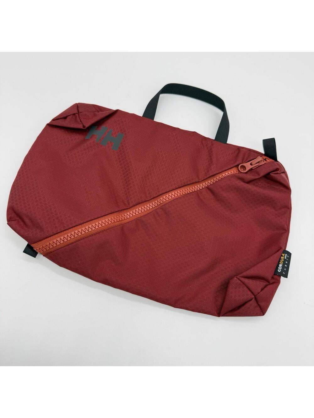 Helly Hansen Cordura Travel Pouch Red Grid Ripstop Utility Bag Small Camp Hike